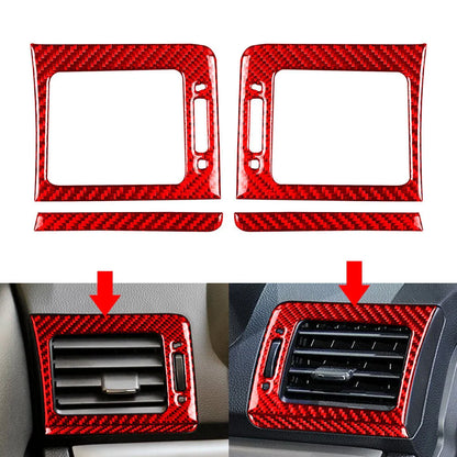 Red Dashboard Side Air Vent Outlet Cover Trim for Subaru WRX STi (2015-2021)