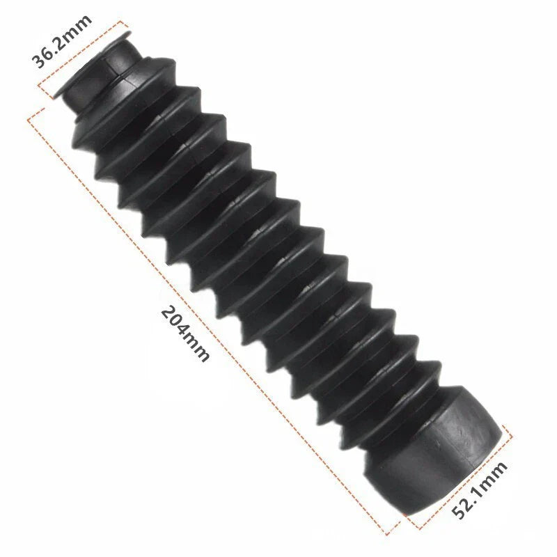 Black Front Fork Dust Boots for Honda CG125 Dirt Bike