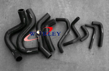 Aluminum Radiator + Hose for Nissan Patrol Y60 GQ 2.8L RD28T Turbo Diesel (94-97)