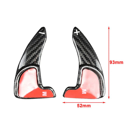 Carbon Fiber Red Steering Wheel Shift Paddle for Dodge Challenger Charger