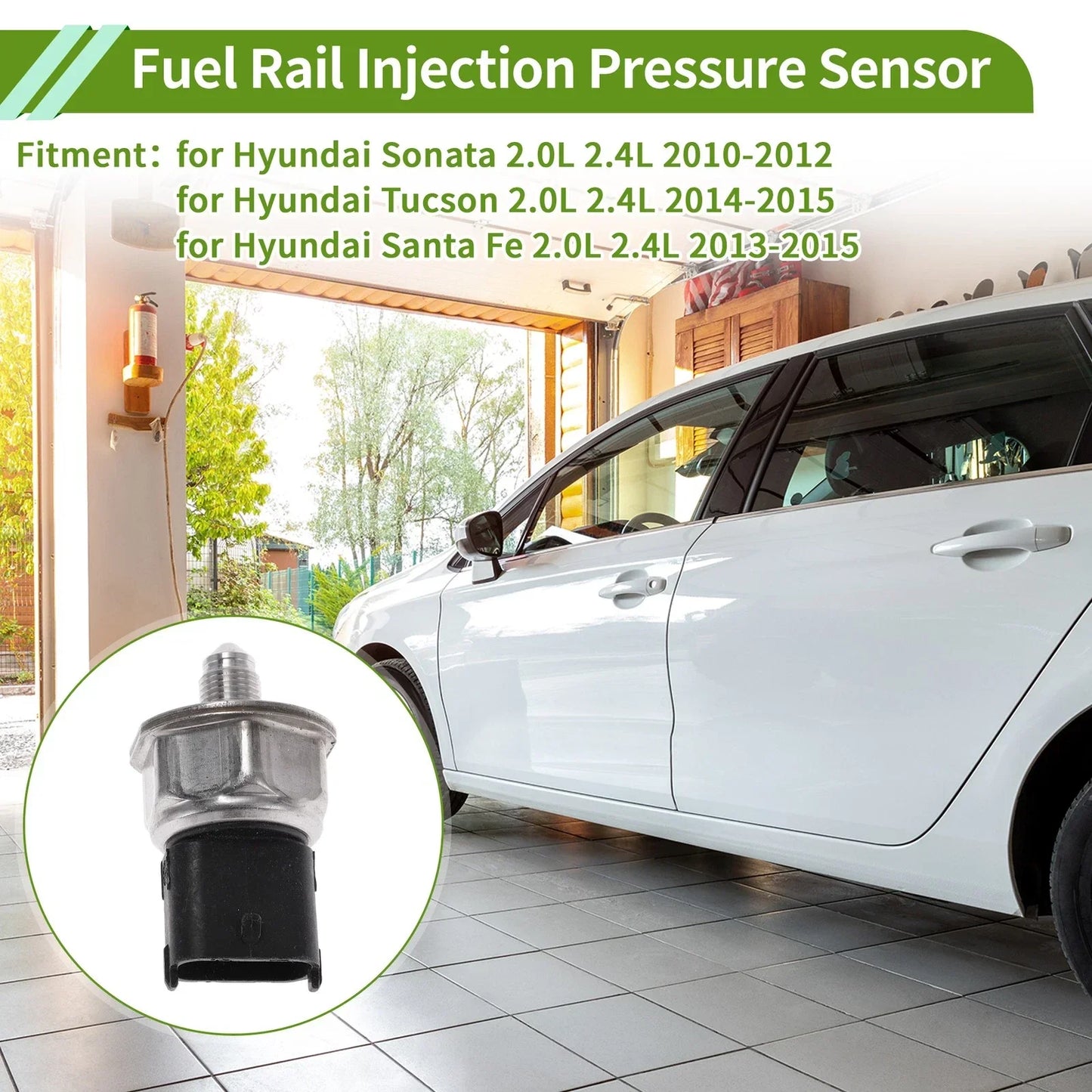 Fuel Injection Pressure Sensor for Hyundai Sonata 2.0L 2.4L (2011-2014)