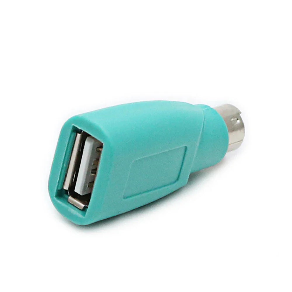 PS/2 to USB Female Adapter Converter for PC Keyboard & Mouse Combo