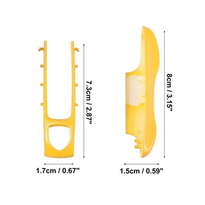 Yellow Painted Key Cover Fob Shell for Porsche Panamera Cayenne (2010-2023)