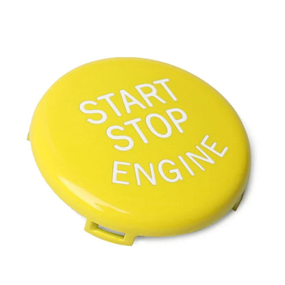 Yellow Engine Start Stop Button Cover for BMW E Chassis 1 3 5 X1 X3 X5 Z4