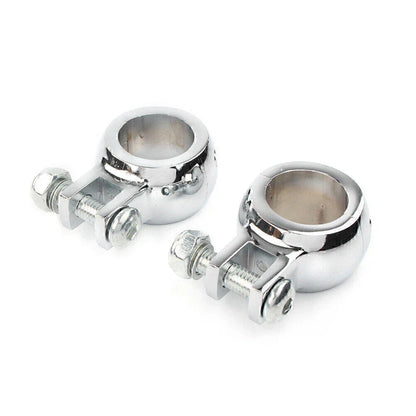 1-1/4" Engine Crash Bar Foot Peg Mount Clamp for Harley