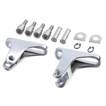 Chrome Passenger Footpeg Pegs for Harley CVO Street Road Glide (1993-2025)