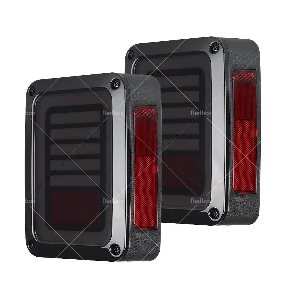 Smoked LED Tail Light Lamps for Jeep Wrangler JK (2007-2017)