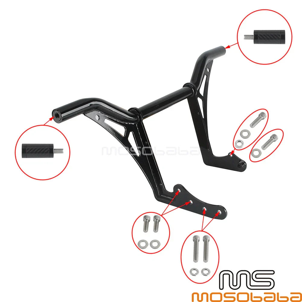 Engine Guard Crash Bar Protectors for Harley Softail Low Rider (2018-2023)