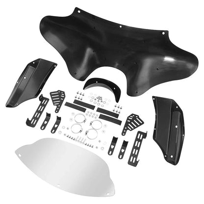 Batwing Fairing Windshield for Harley Softail Yamaha V-Star 650 1100 Classic