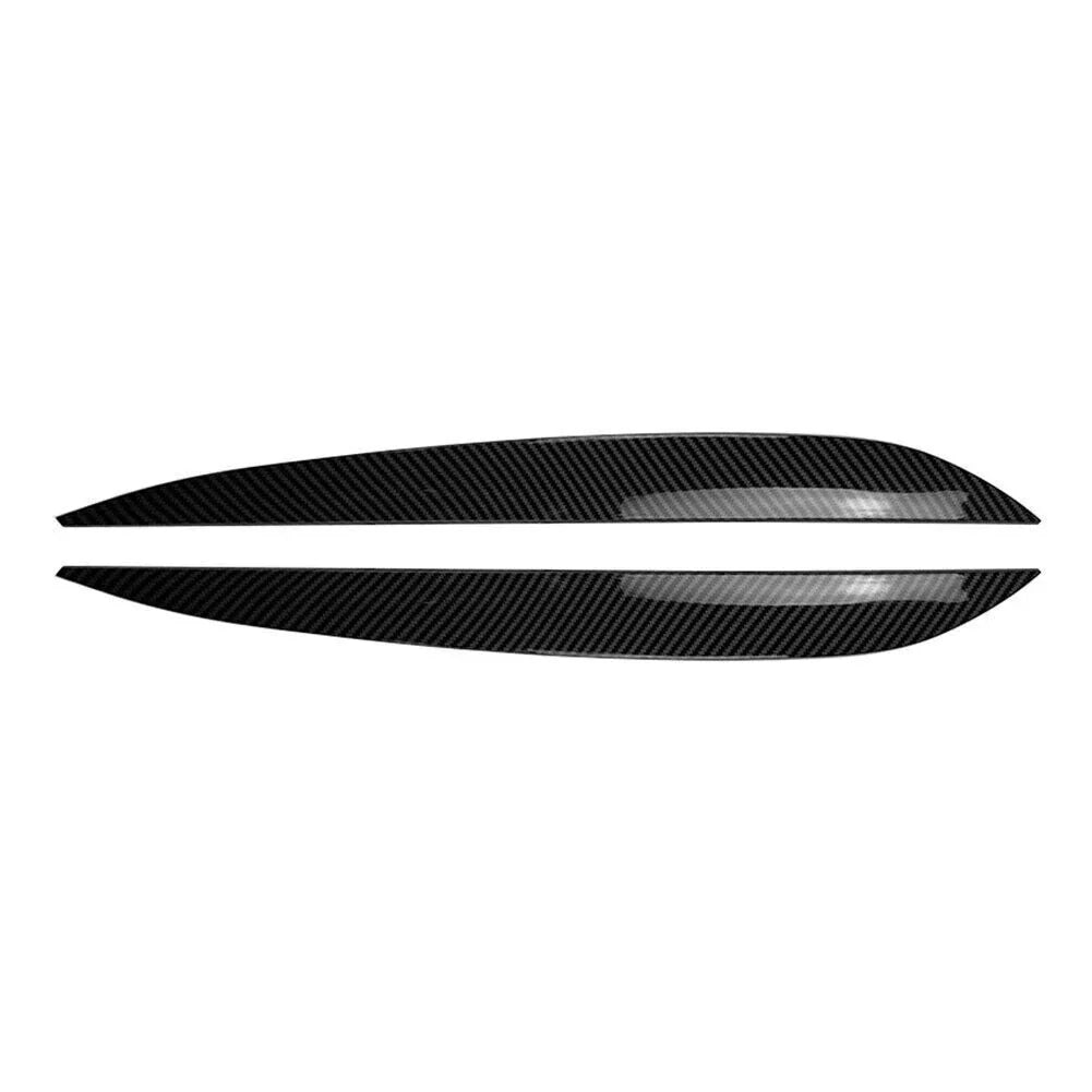 Carbon Fiber Front Headlight Eyelid Trim Covers for VW Touareg (2010-2018)