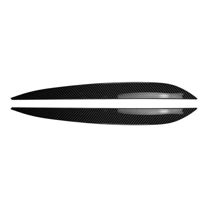 Carbon Fiber Front Headlight Eyelid Trim Covers for VW Touareg (2010-2018)