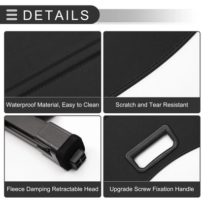 Retractable Cargo Cover for Honda Pilot 2023-2024 Trunk Parcel Shelf Gloss Black