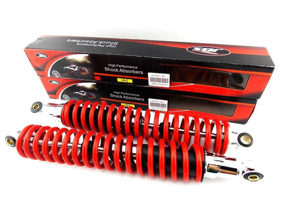 400mm Red/Chrome Rear Shock Absorbers for Honda XR200