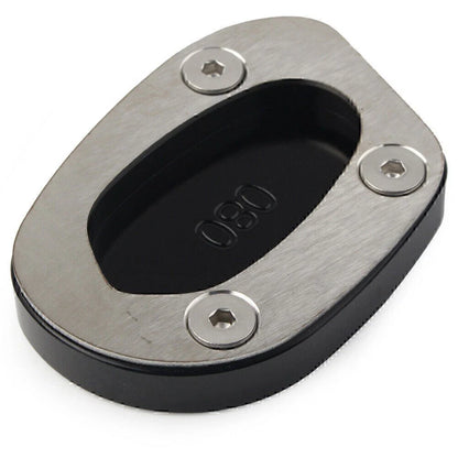 Black Kickstand Enlarger Plate for Triumph Speed Twin 1200 (2019-2021)