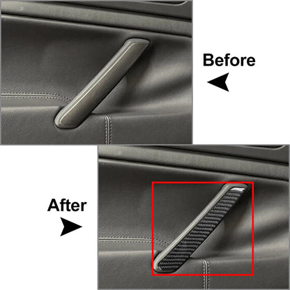 Rear Door Handle Cover Trim for Volkswagen Passat B5 (2001-2005) Black