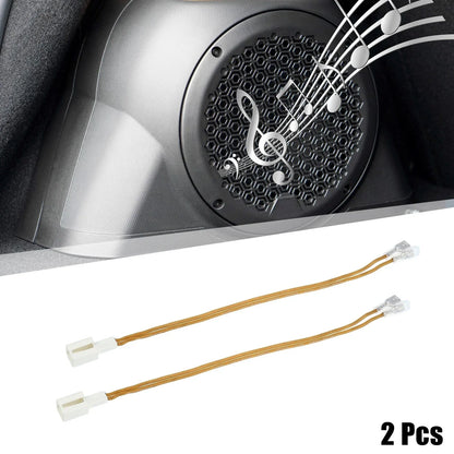 2 x Car Speaker Connector Wire Harness Adapter for Lexus Toyota Camry (2007-2011)