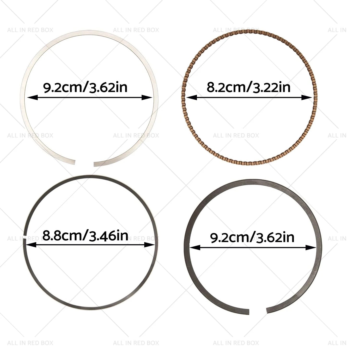 Piston Rings for Buick Chevrolet Saturn 2.4L DOHC 16V (2006-2017)