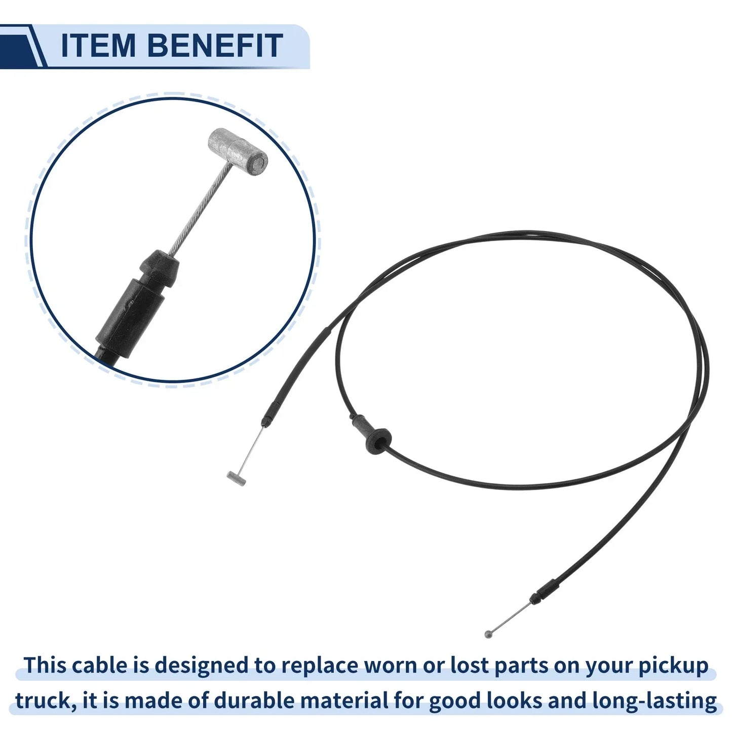 Hood Latch Release Cable for Hyundai Sonata (1999-2001)