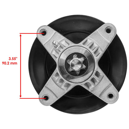 Deck Spindle Blade Replacement Kit for Troy Bilt Super Bronco LT1742 (2007–2018)
