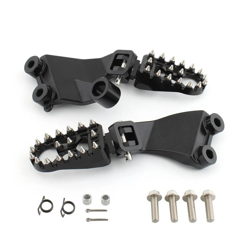 Footrest Foot Pegs Mount Bracket for Yamaha Vmax 1200 (1985-2007) Black