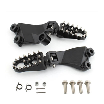 Footrest Foot Pegs Mount Bracket for Yamaha Vmax 1200 (1985-2007) Black