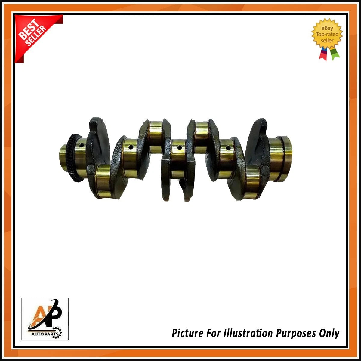 Crankshaft and Big End Bearing Set Replacement for Fiat 2.3 JTD (2007–2016)