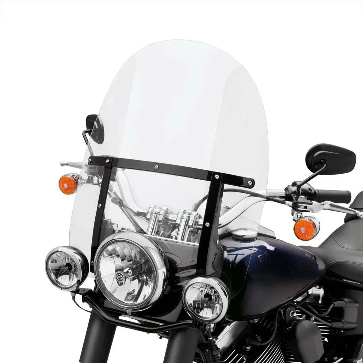 Windscreen for Harley Softail Deluxe Fat Boy FLS 2000-2017