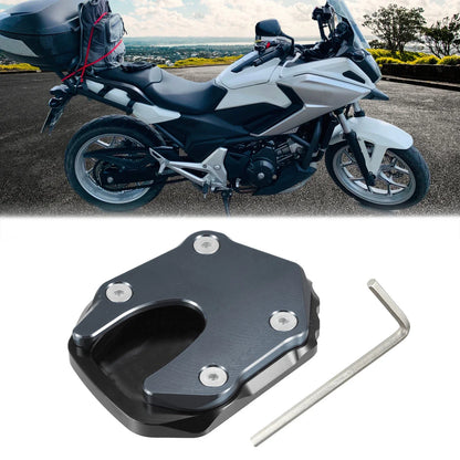 Motorcycle Kickstand Pad for Honda NC750X (2021-2022) - Titanium Tone