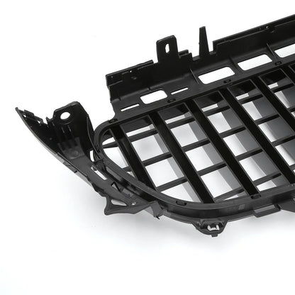 Front Upper Bumper Grille for Mercedes-Benz E200 (2016-2020) Black