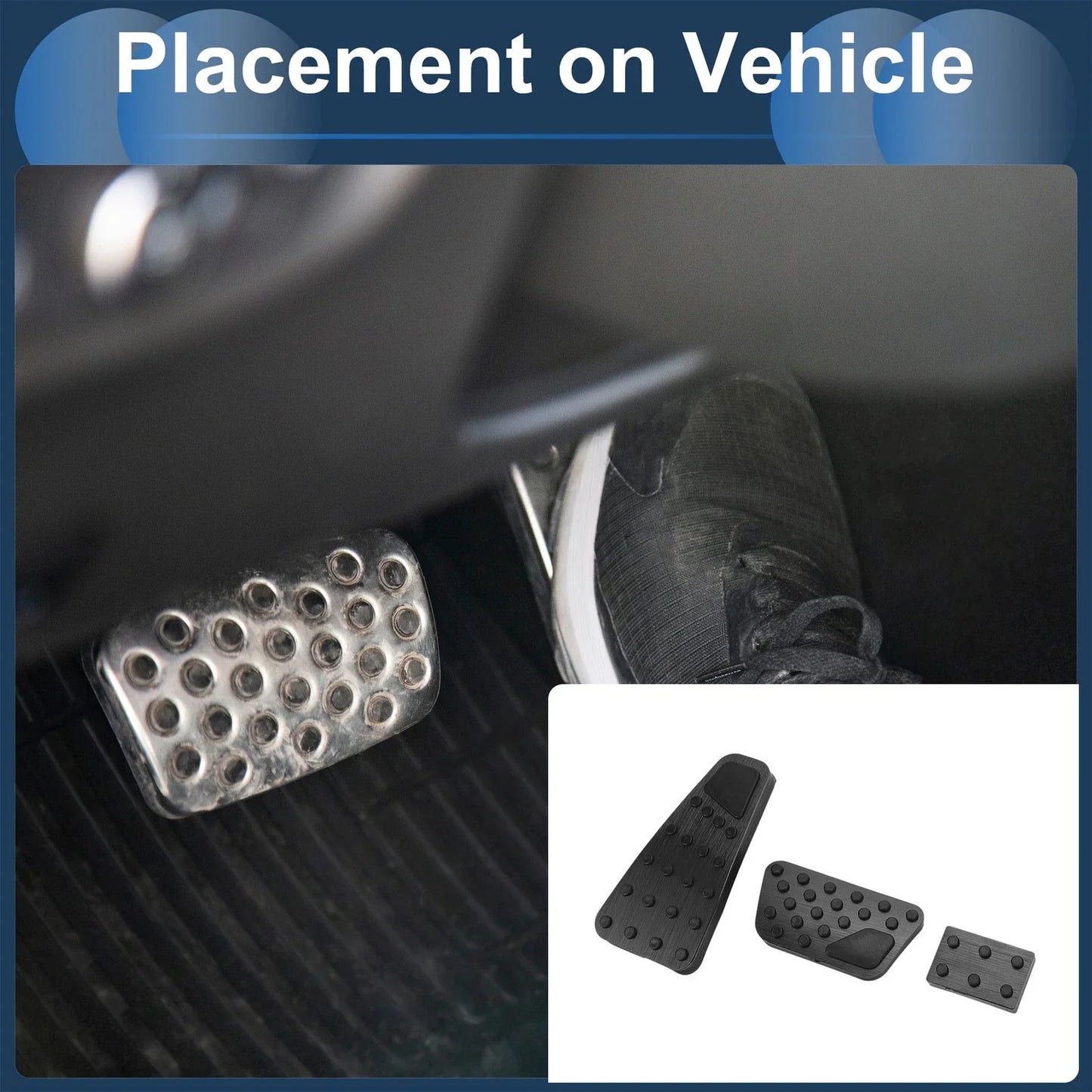 Automatic Foot Accelerator Pedal Covers for Dodge RAM 1500 (2010-2018)
