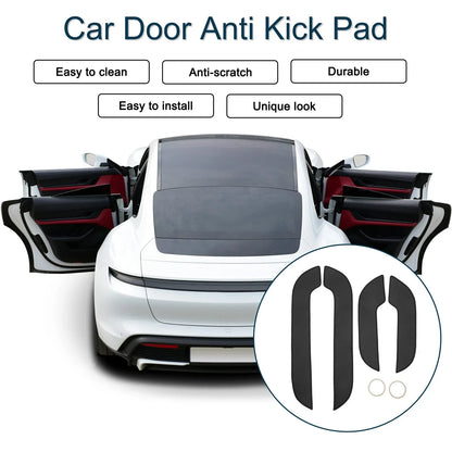Car Door Anti Kick Pad Sticker Protector for Lexus NX300 (2015) - Black Set