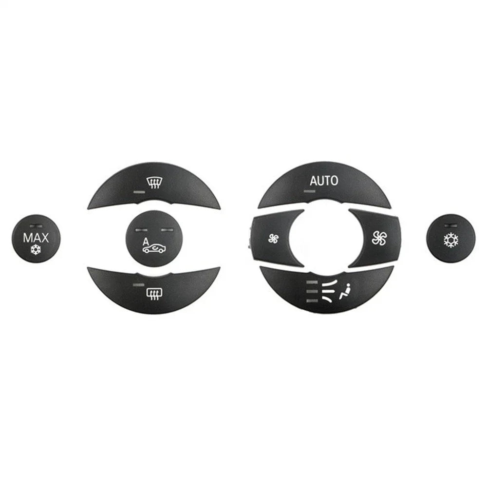 9 Pcs Black AC Control Switch Buttons for BMW Z4 (2009-2016)
