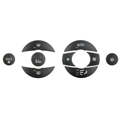 9 Pcs Black AC Control Switch Buttons for BMW Z4 (2009-2016)