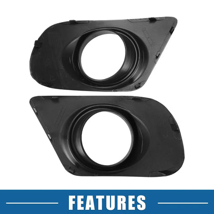 2 x Front Fog Light Grille Covers for Dodge Journey (2011-2019)