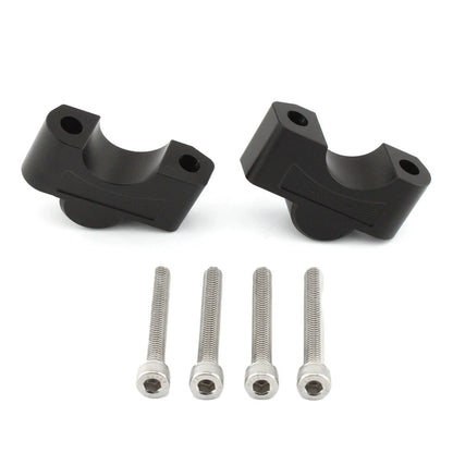 CNC Handlebar Raiser Clamp for Tiger Sport 660 (2022-2024) Black