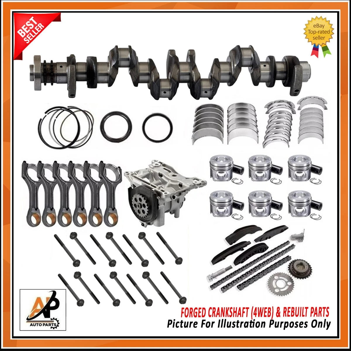 Forged Crankshaft Replacement for BMW X3 X5 X6 3.0D (2011–2016)