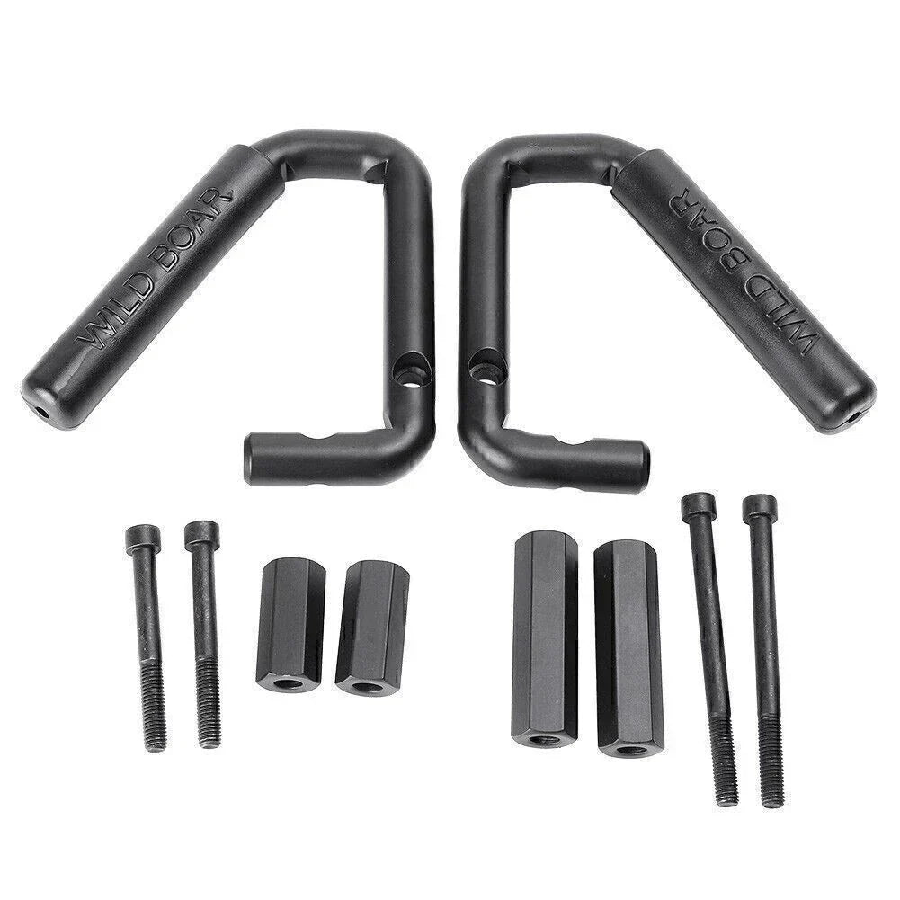 Textured Front Grab Bar Handles for Jeep Wrangler JK/JKU (2007-2017)