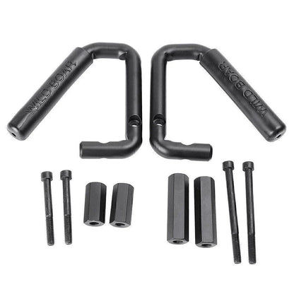 Textured Front Grab Bar Handles for Jeep Wrangler JK/JKU (2007-2017)