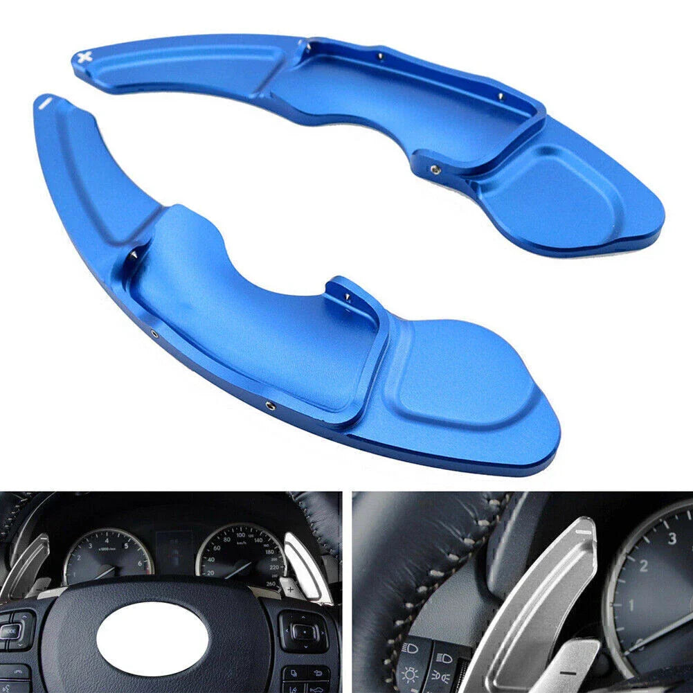 Blue Gear Shifter Paddle Extensions for Lexus RC NX IS (2015-2023)