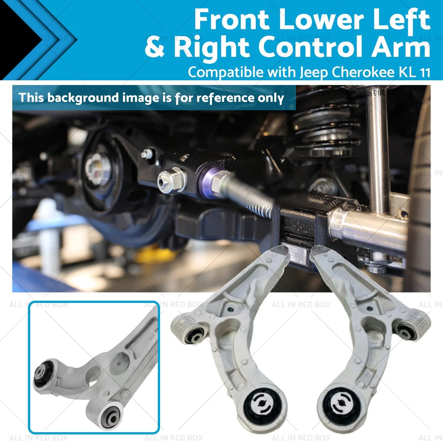 Front Lower Control Arms for Jeep Cherokee KL (2013-2023)