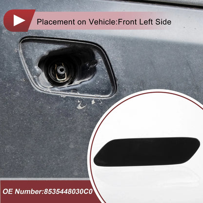 Front Left Washer Nozzle Cover for Lexus RX350 (2016-2019) Black 1 x Cap