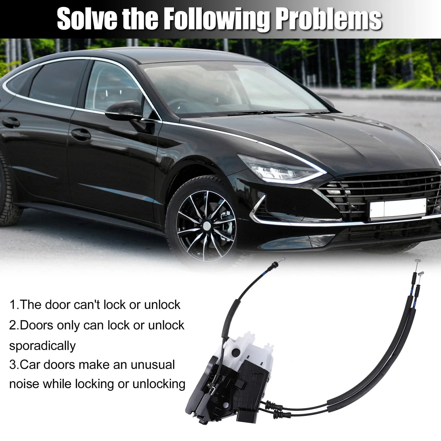 Rear Right Door Latch Lock Actuator for Hyundai Tucson (2016-2019)