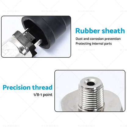 12V Air Pressure Switch 15-140 psi for Compressor Air Locker Diff Lock
