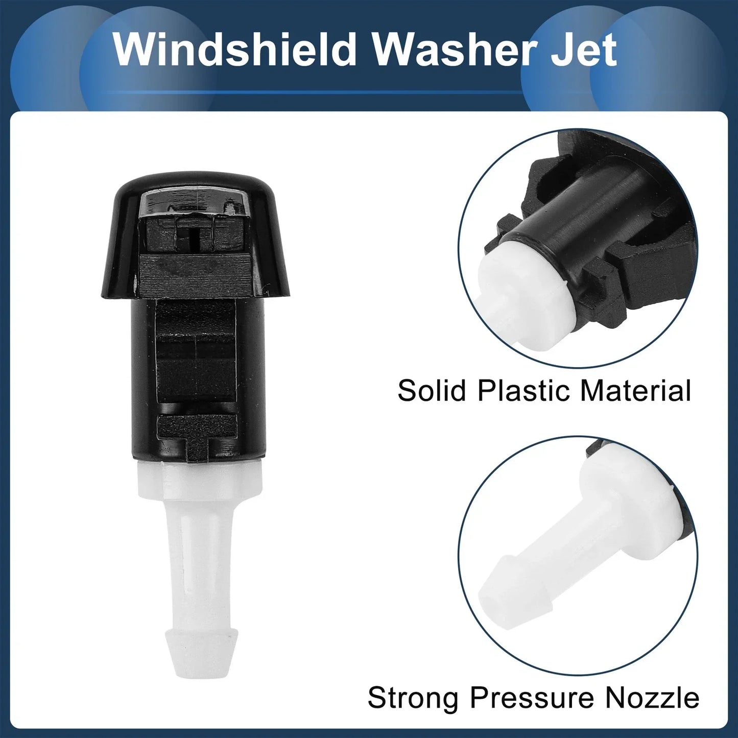 Windshield Washer Nozzle & Fluid Hose for Dodge Grand Caravan (2008-2020)