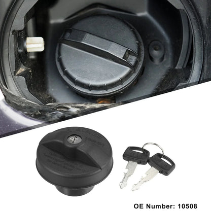 Car Fuel Tank Filler Cover with 2 Keys for Dodge Grand Caravan (2011-2020)