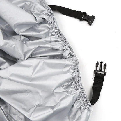XXL Black & Silver Motorcycle Cover for Honda Shadow Rebel 250 500 750 1100 VTX (1996-2023)