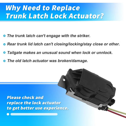 Rear Trunk Latch Lock Actuator for Mercedes-Benz E-Class W211 (2002-2008)