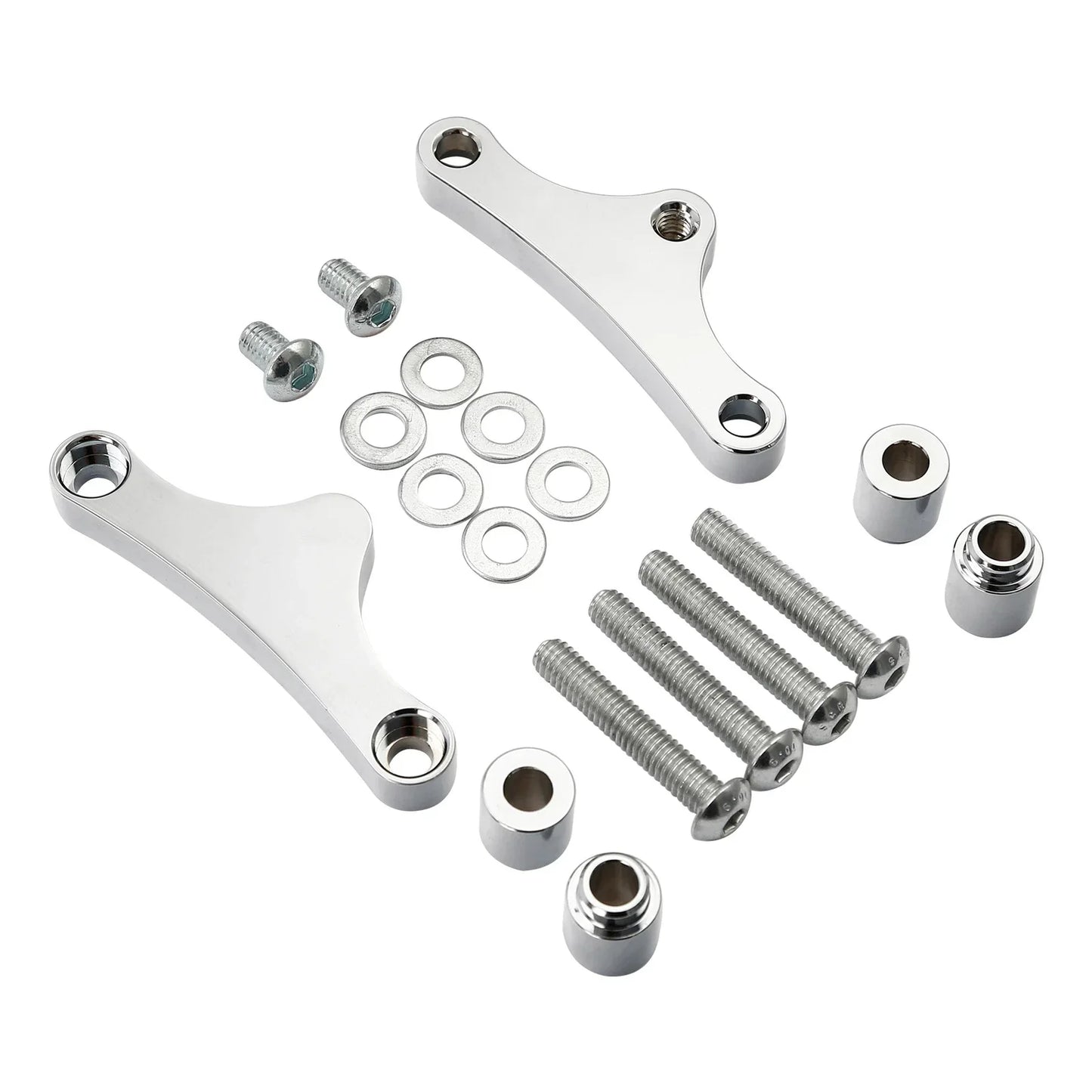Chrome Front Fender Spacer 21" 23" 26" 30" for Harley Road Glide (2000-2013)