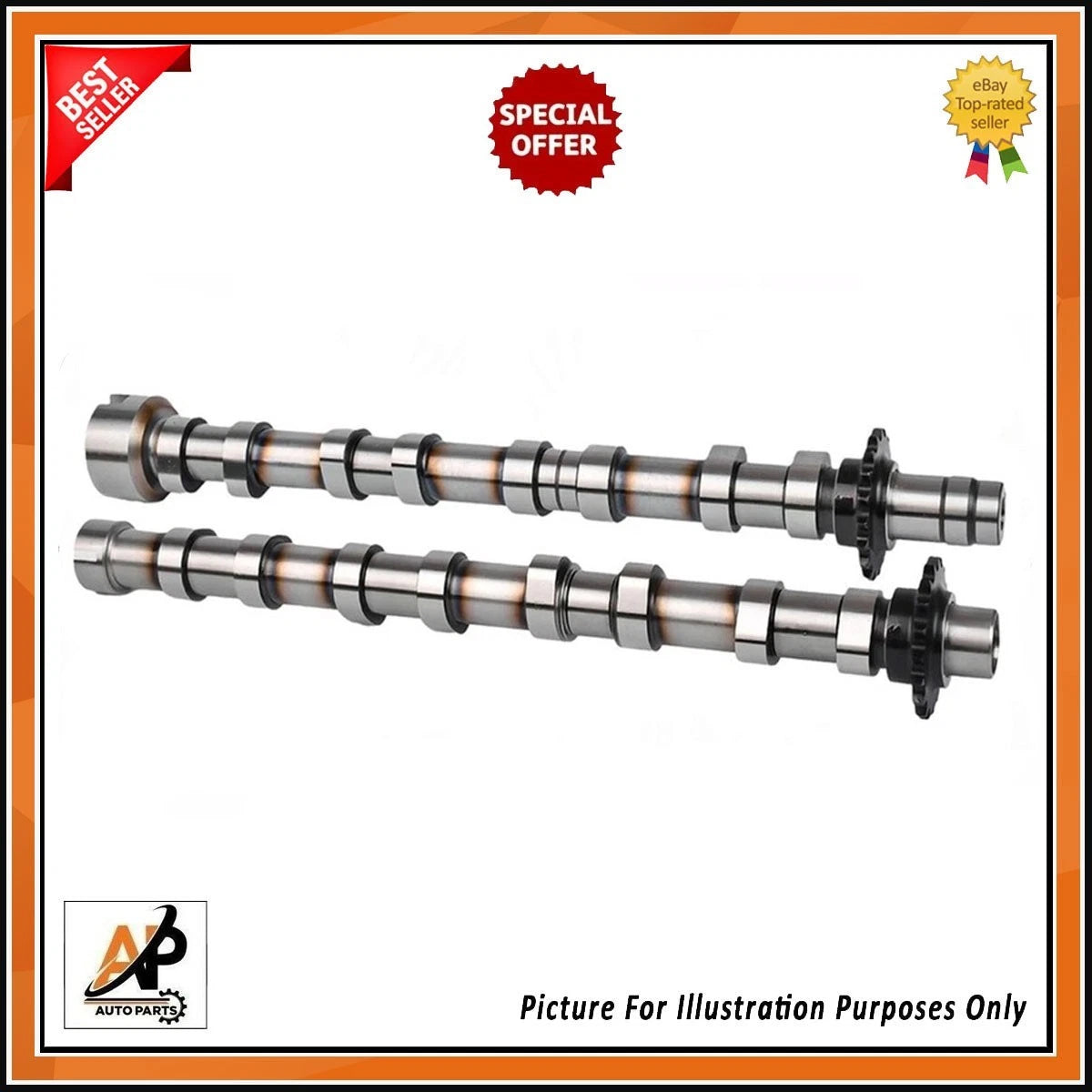 Camshafts Pair Replacement for Citroen 2.0 HDi BlueHDi DW10F (2008–2015)