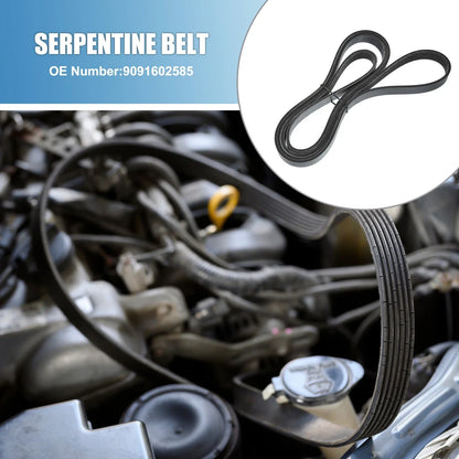 V-Ribbed Serpentine Belt for Chevrolet Corvette (1984)